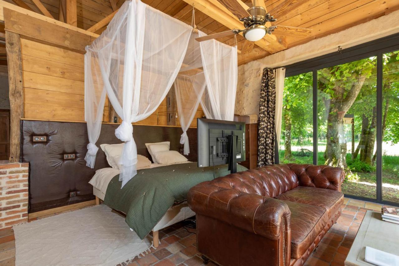 Manoir De La Mazeraie Lodge De Luxe Loire Valley 주에레투르 외부 사진